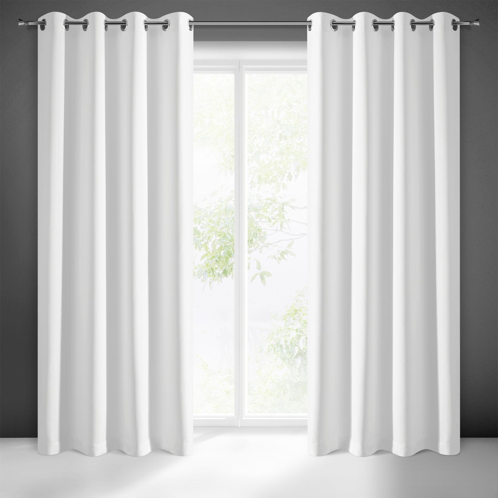 Naktinė BLACKOUT užuolaida BALTA 135×250