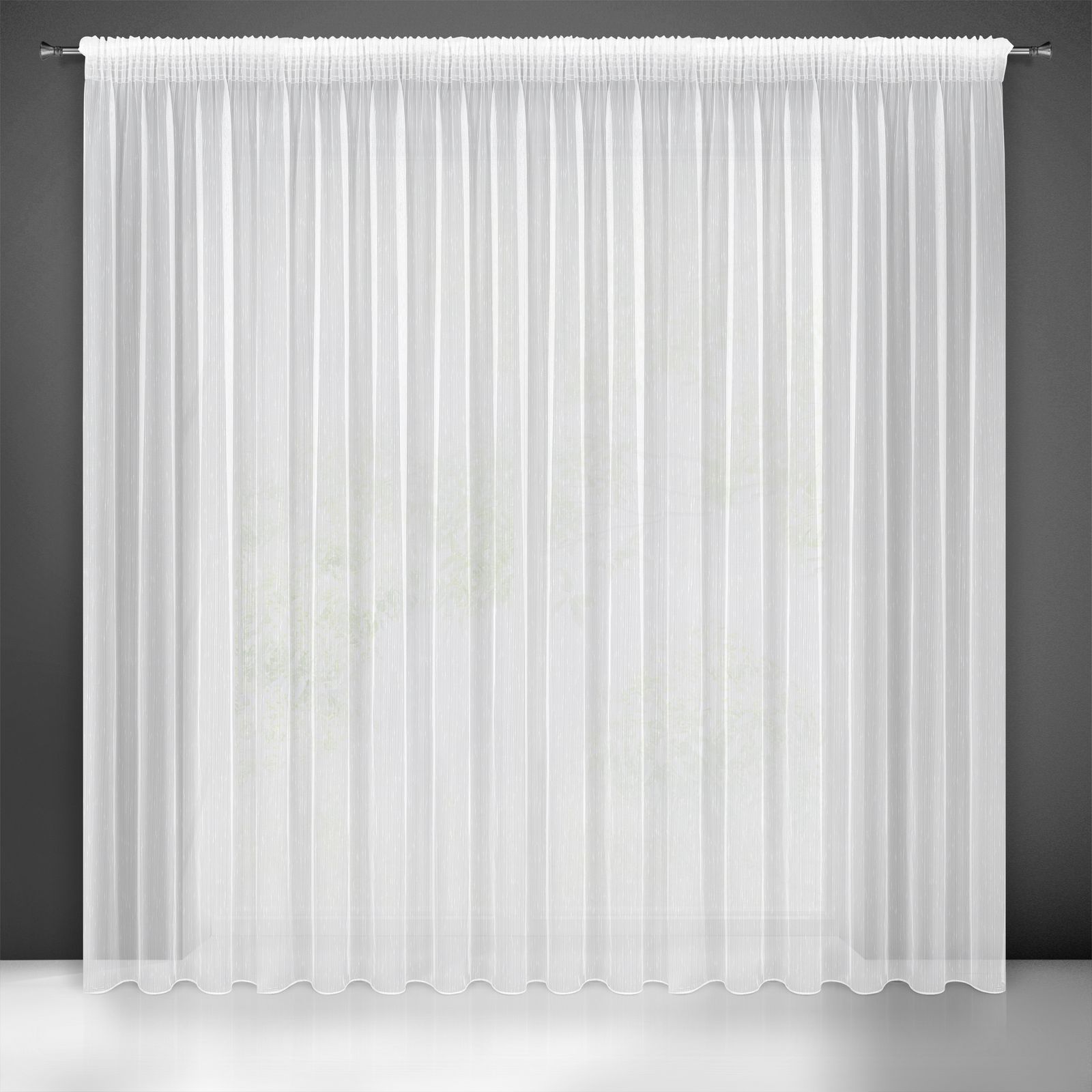 Dieninė užuolaida PILAR 350×270 balta