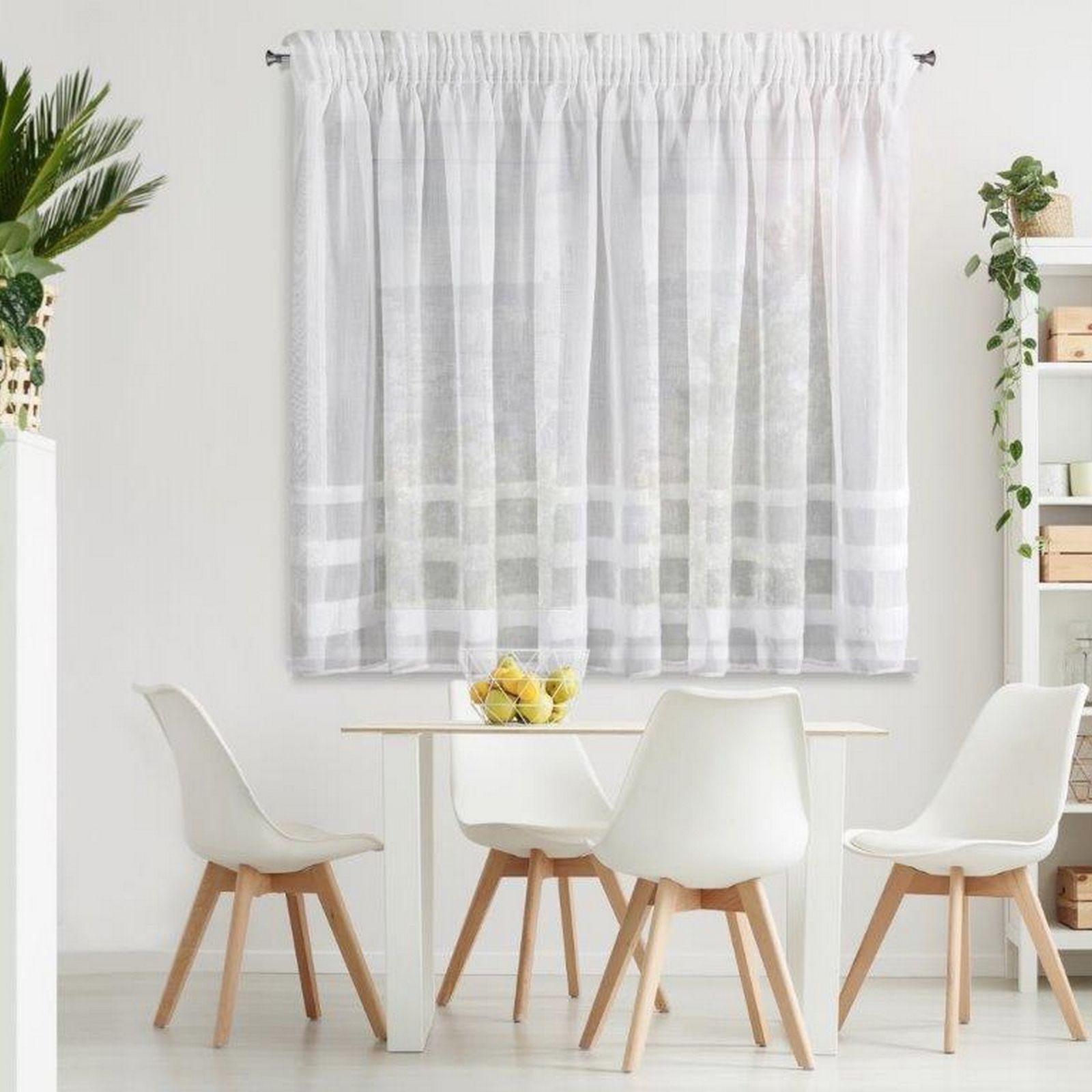 Dieninė užuolaida EFIL 300×150 balta