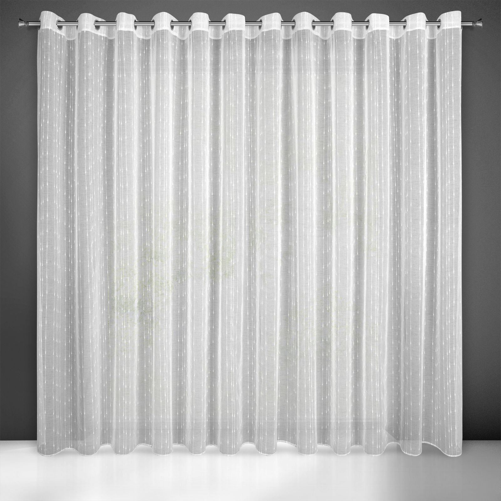 Dieninė užuolaida BECKY 350×250 balta