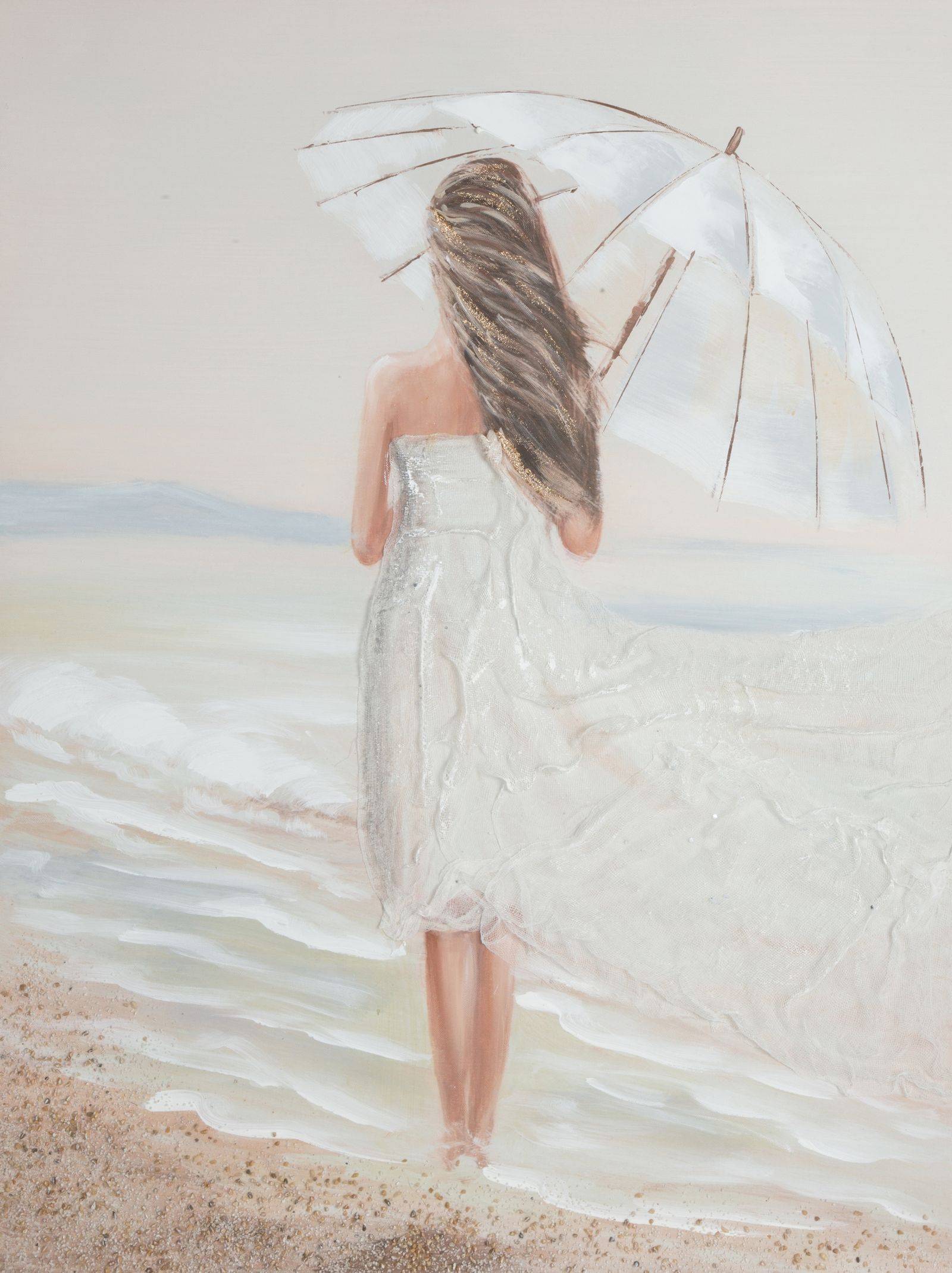 Rankų darbo paveikslas „Umbrella” 60×80 cm