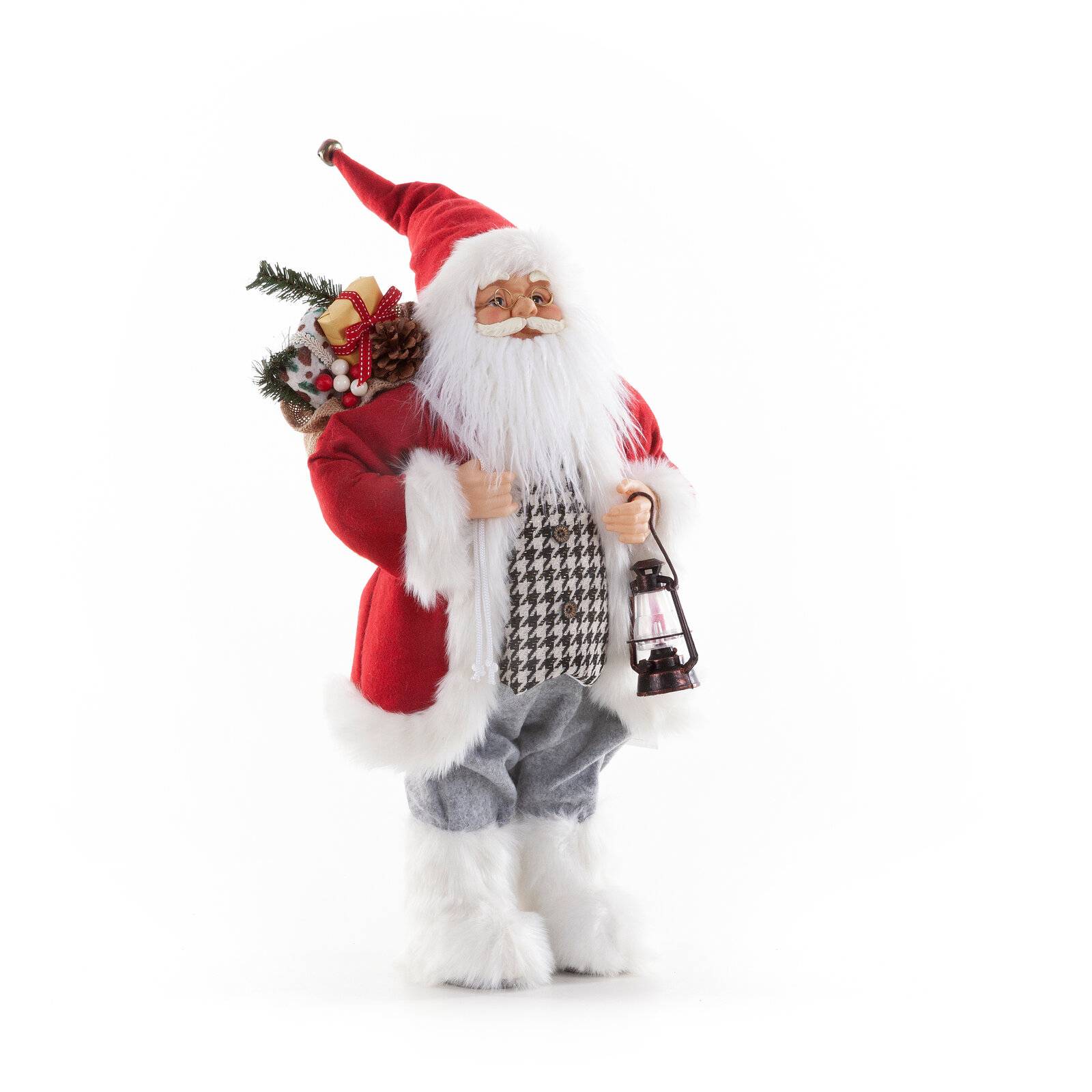 Kalėdinė dekoracija Kalėdų senelis „Santa1” 60 cm