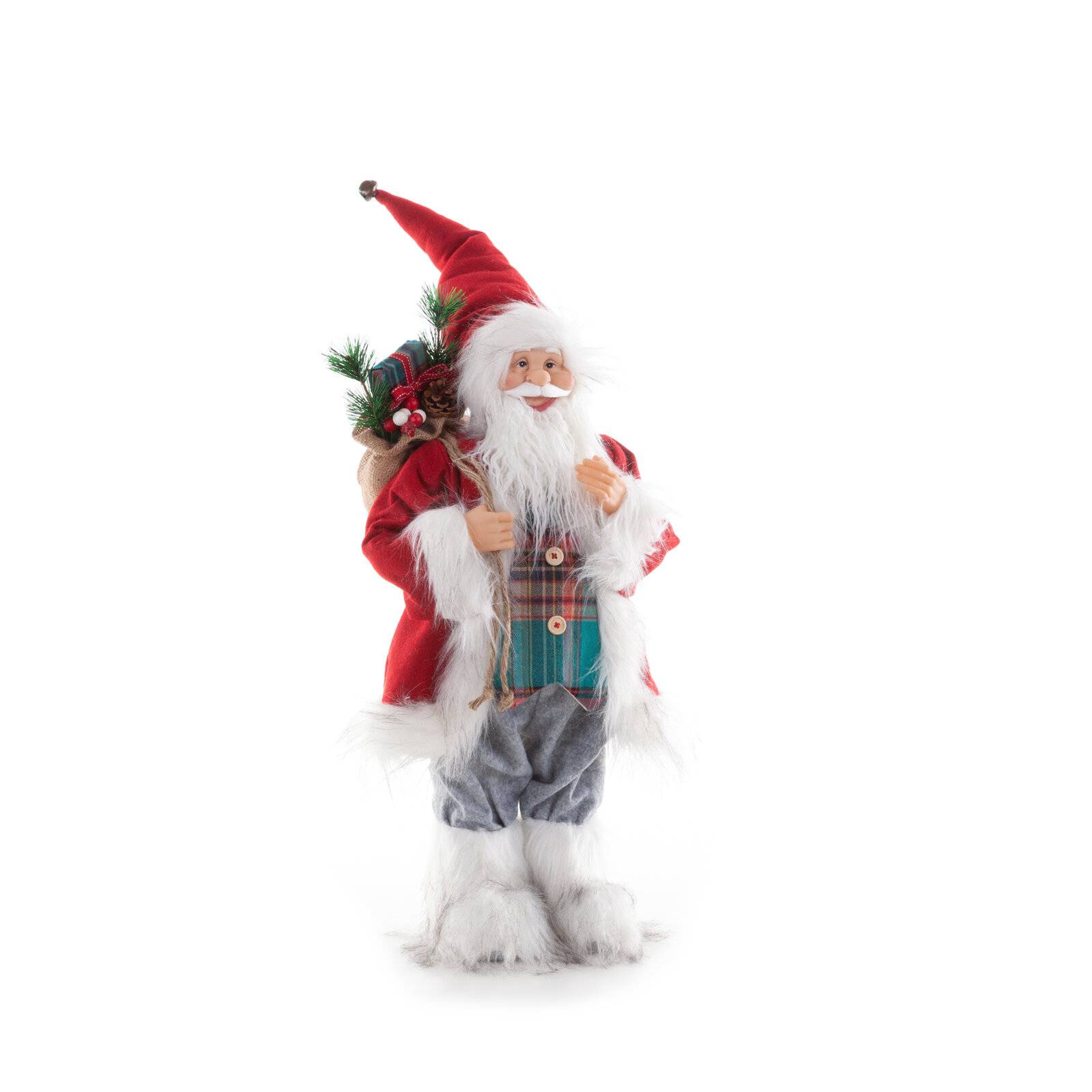 Kalėdinė dekoracija Kalėdų senelis „Santa2” 60 cm