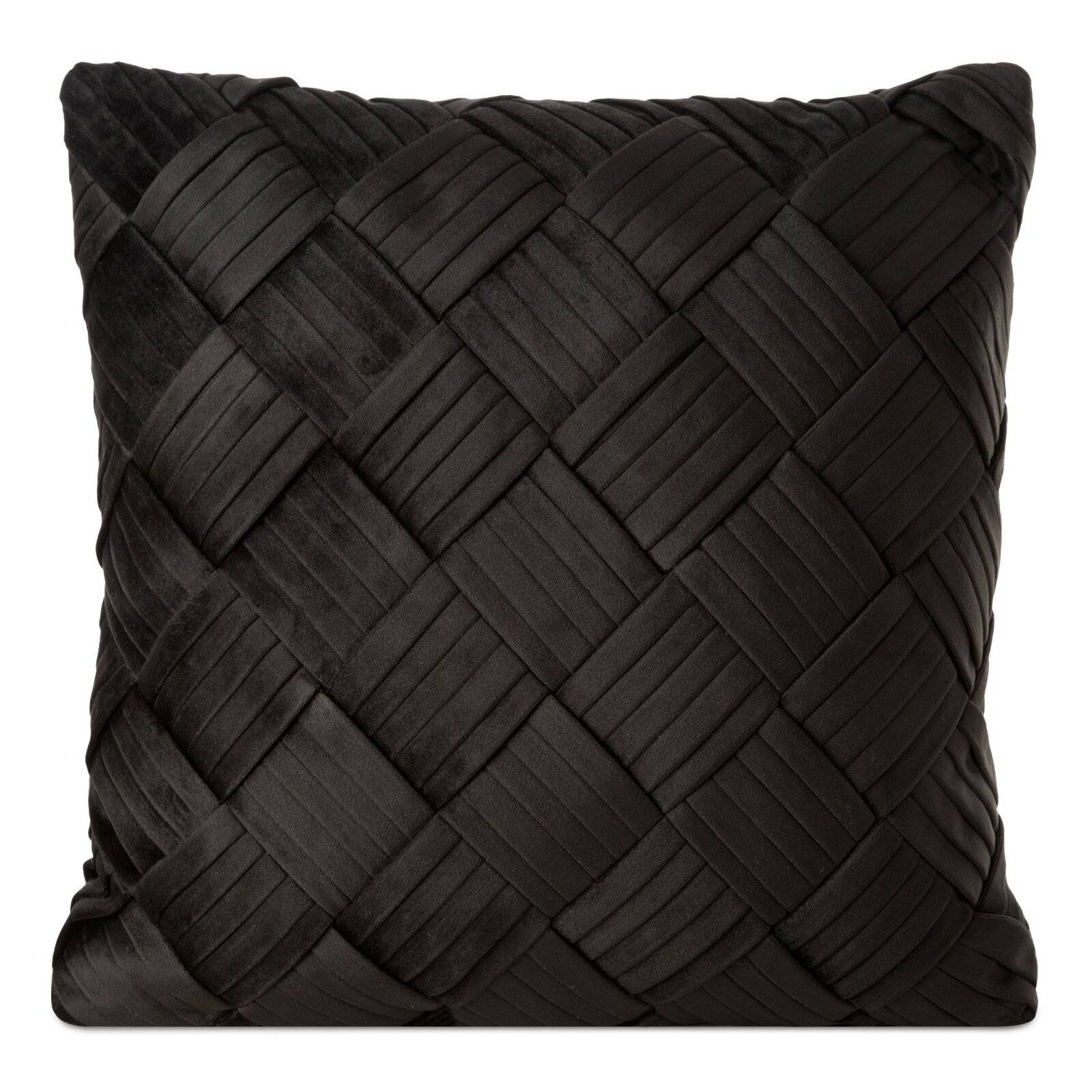 Dekoratyvinė pagalvėlė „SONIA” aksominė black 45×45 cm