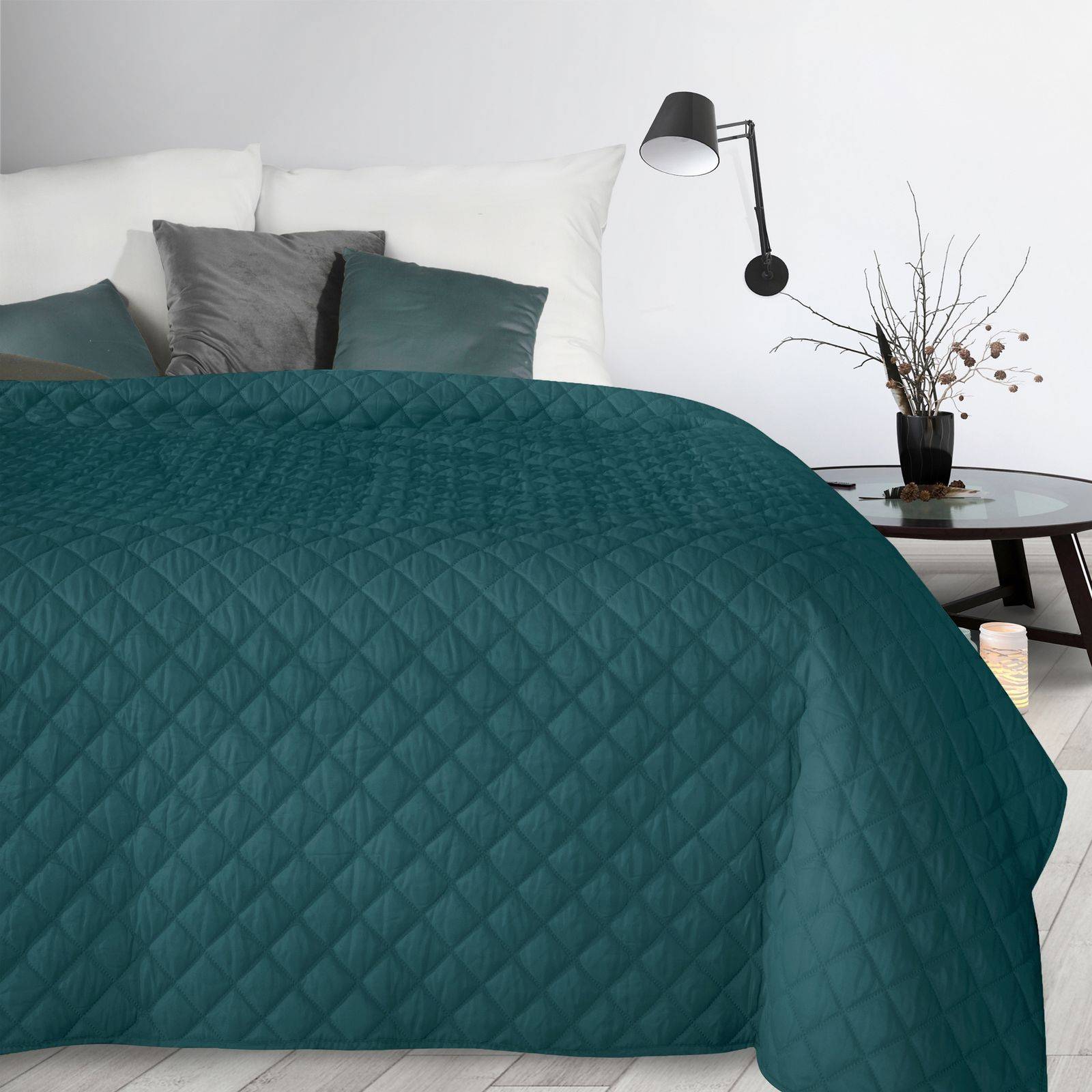 Lovatiesė „Alara3” 220×240 cm dark turquoise