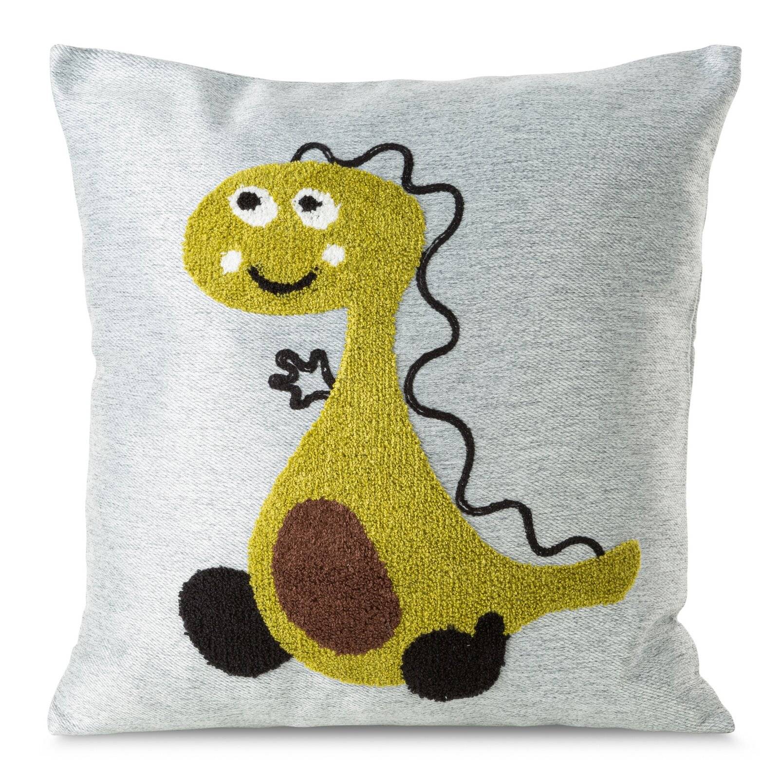 Vaikiška dekoratyvinė pagalvėlė „Dino1” gobeleninė 45×45 cm