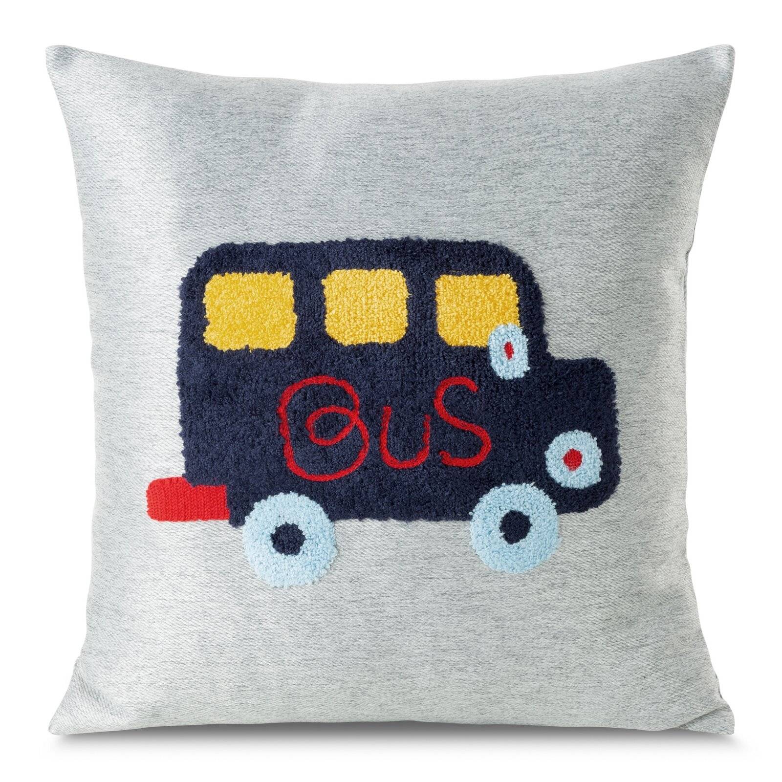 Vaikiška dekoratyvinė pagalvėlė „Bus” gobeleninė 45×45 cm