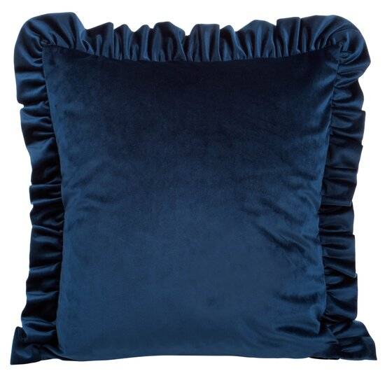Dekoratyvinė pagalvėlė „VELVET” navy aksominė 45×45 cm