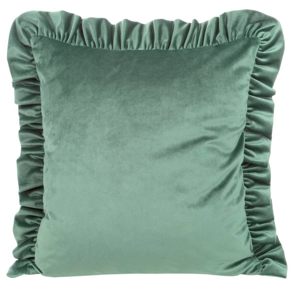 Dekoratyvinė pagalvėlė „VELVET” mint aksominė 45×45 cm