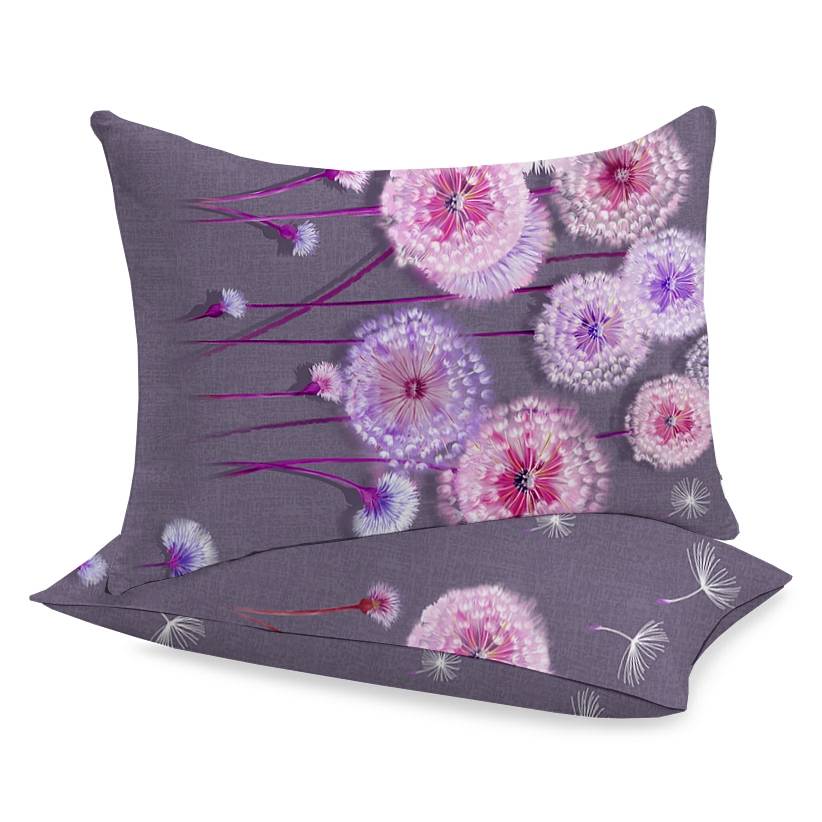Pagalvės užvalkalas „Purple fluff” įvairių dydžių