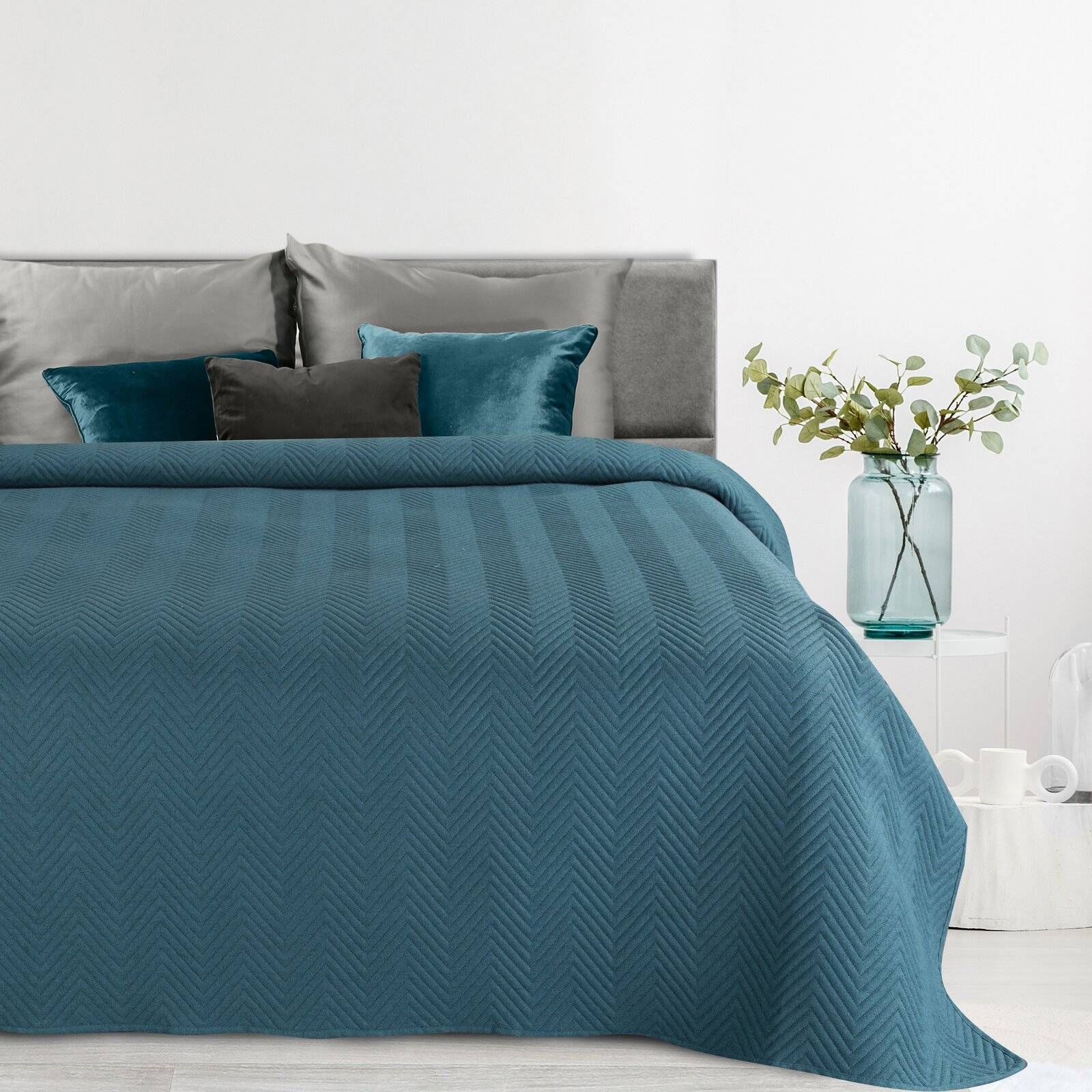 Lovatiesė „Len3” blue įvairių dydžių, gobeleninė