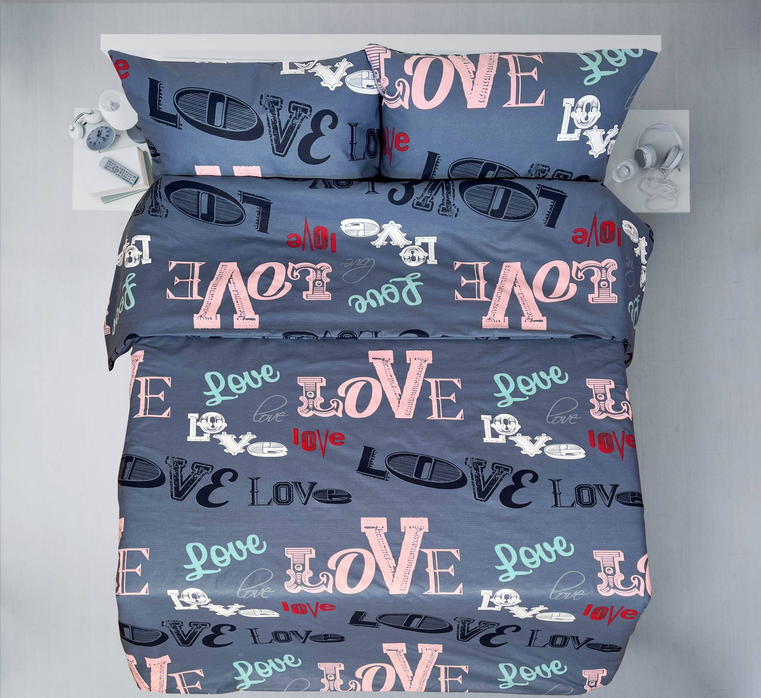 Siuvamas patalynės komplektas „Love”