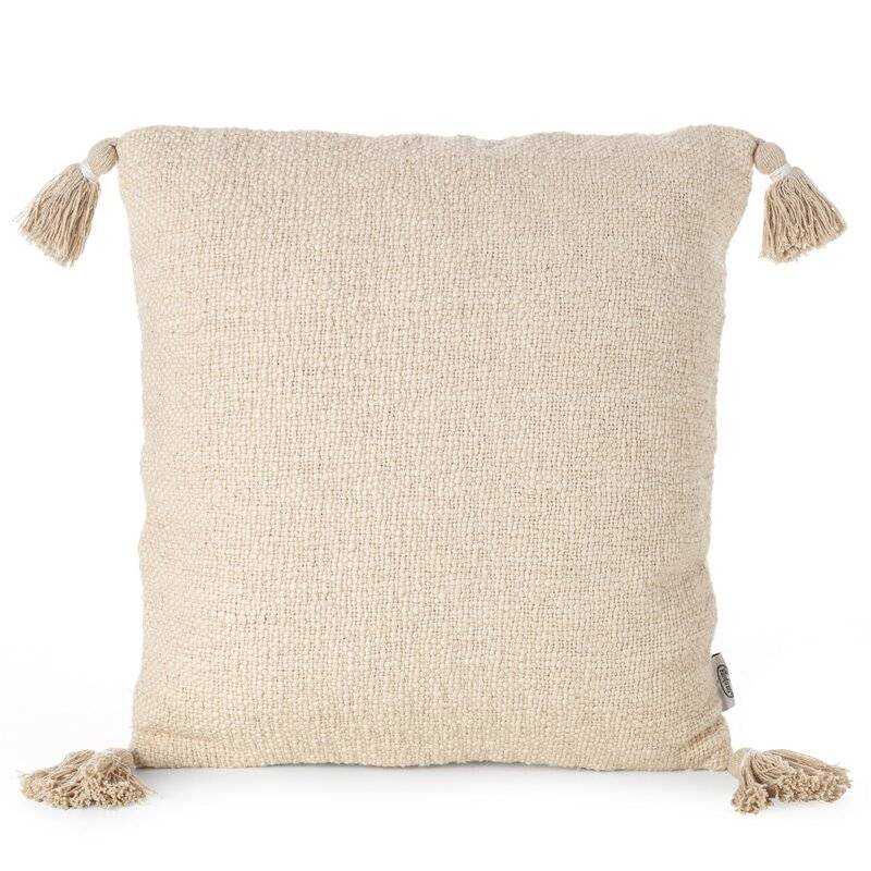 Dekoratyvinė pagalvėlė „KIMI” 45×45 cm beige medvilninė