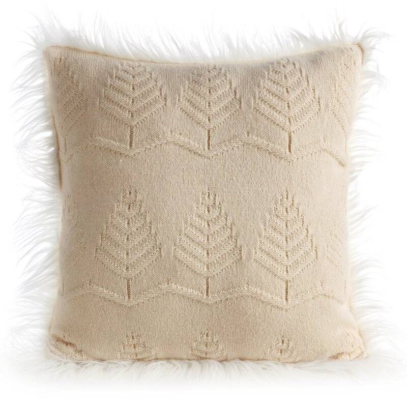 Kalėdinė pagalvėlė iš lino „Natural Christmas” 45×45 cm