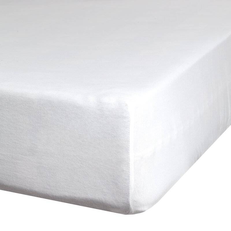 Premium trikotažinė paklodė su guma cream įvairių dydžių