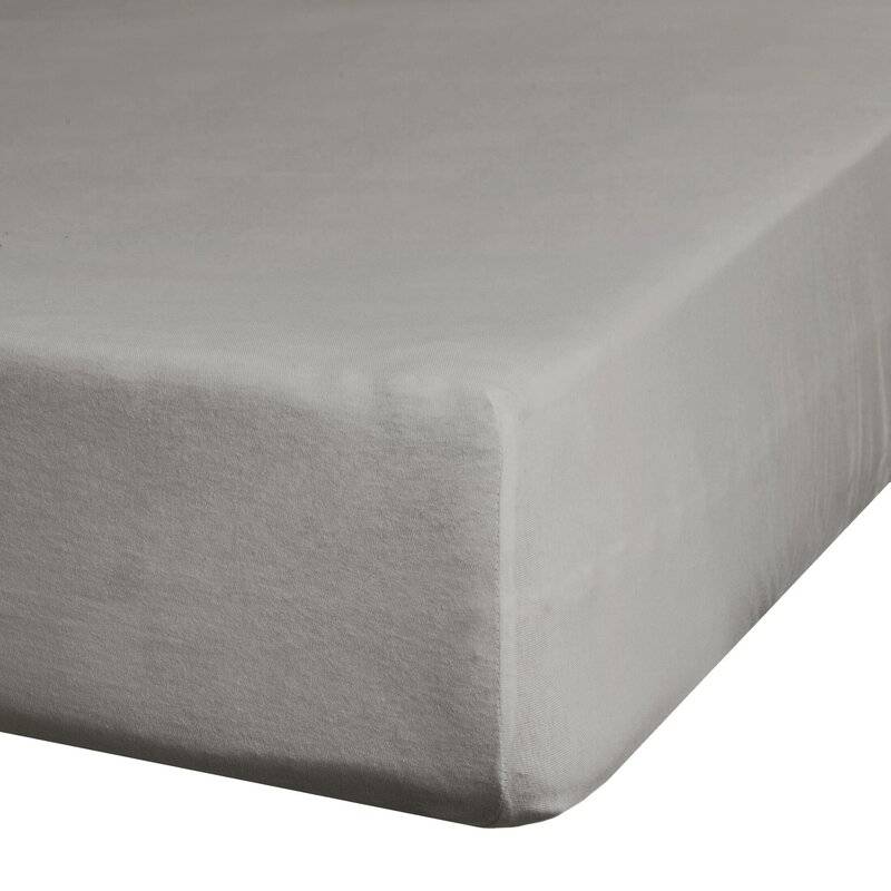 Premium trikotažinė paklodė su guma gray įvairių dydžių