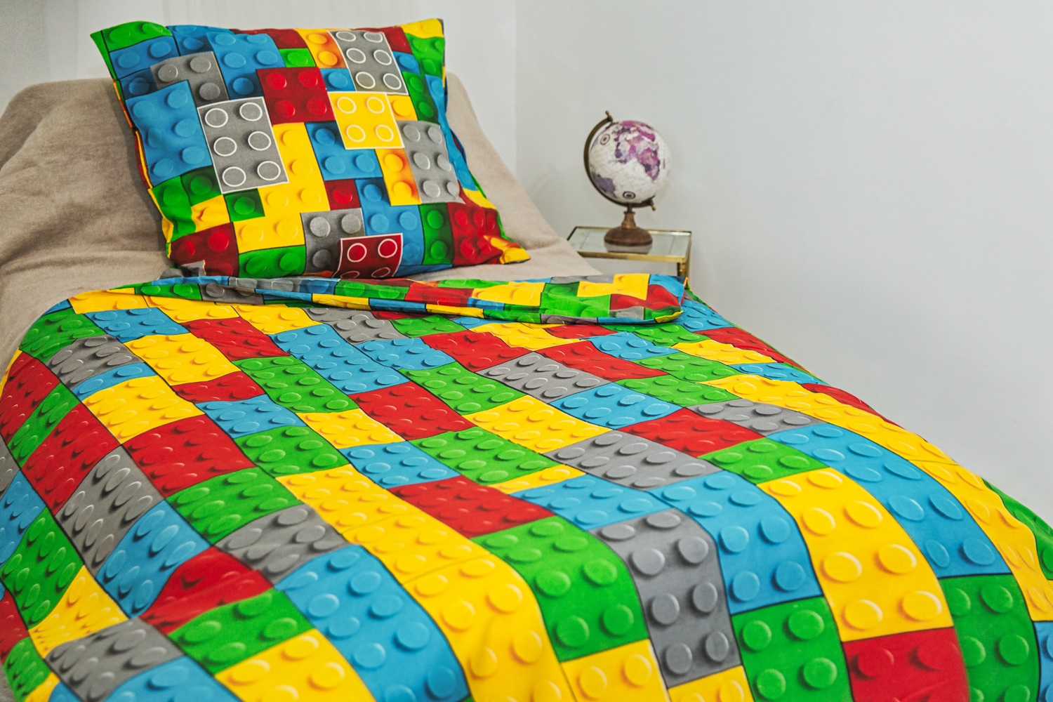 Šviečianti tamsoje patalynė 140×200 „Lego”