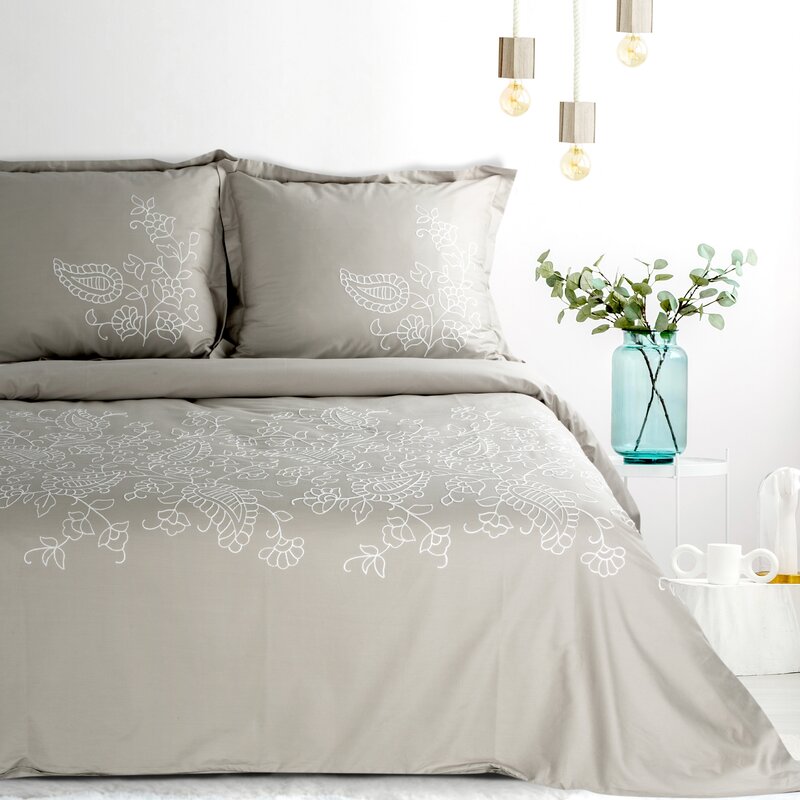 Patalynės komplektas „Reina” siuvinėta, beige