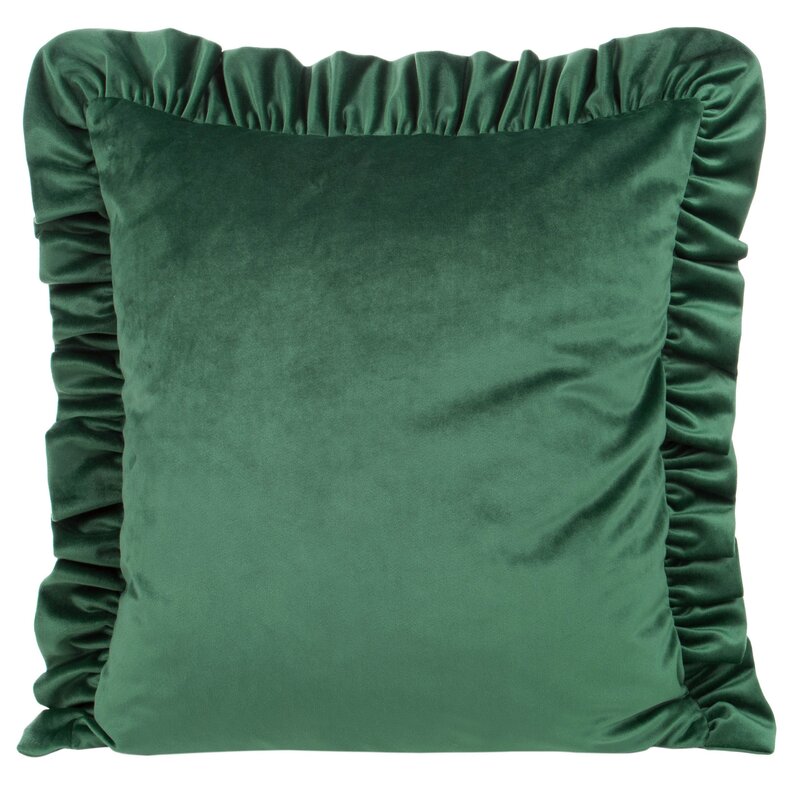 Dekoratyvinė pagalvėlė „VELVET” emerald aksominė 45×45 cm