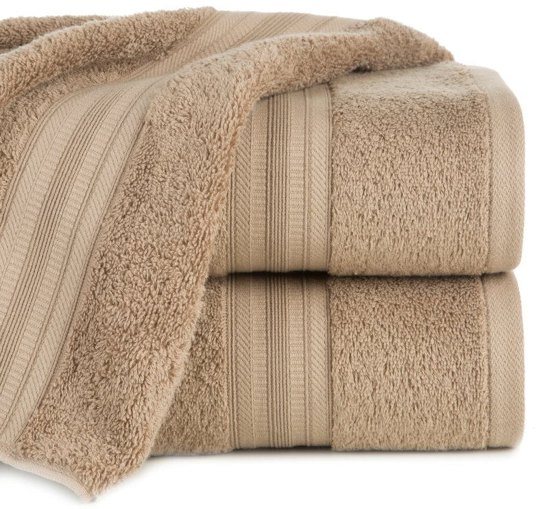 Egipto medvilnės vonios rankšluostis/rinkinys „Elen” beige (550g/m2)