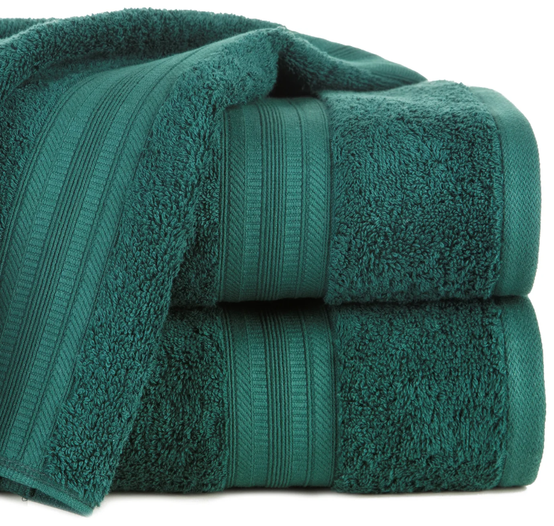 Egipto medvilnės vonios rankšluostis/rinkinys „Elen” emerald (550g/m2)