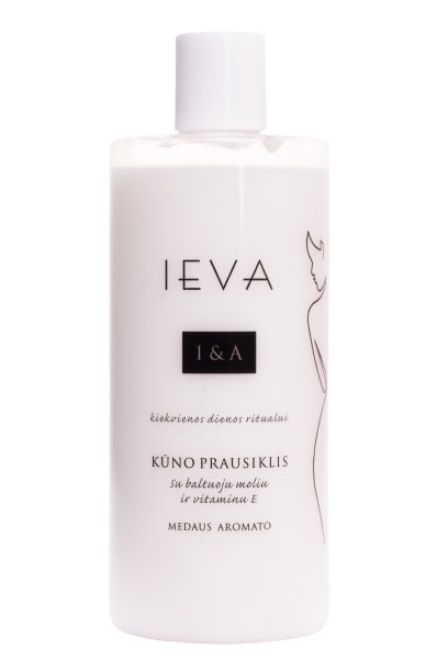 Kūno prausiklis „IEVA”, medaus aromato, 400 ml