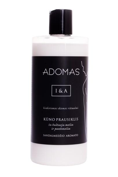 Kūno prausiklis „ADOMAS”, sandalmedžio aromato, 400 ml