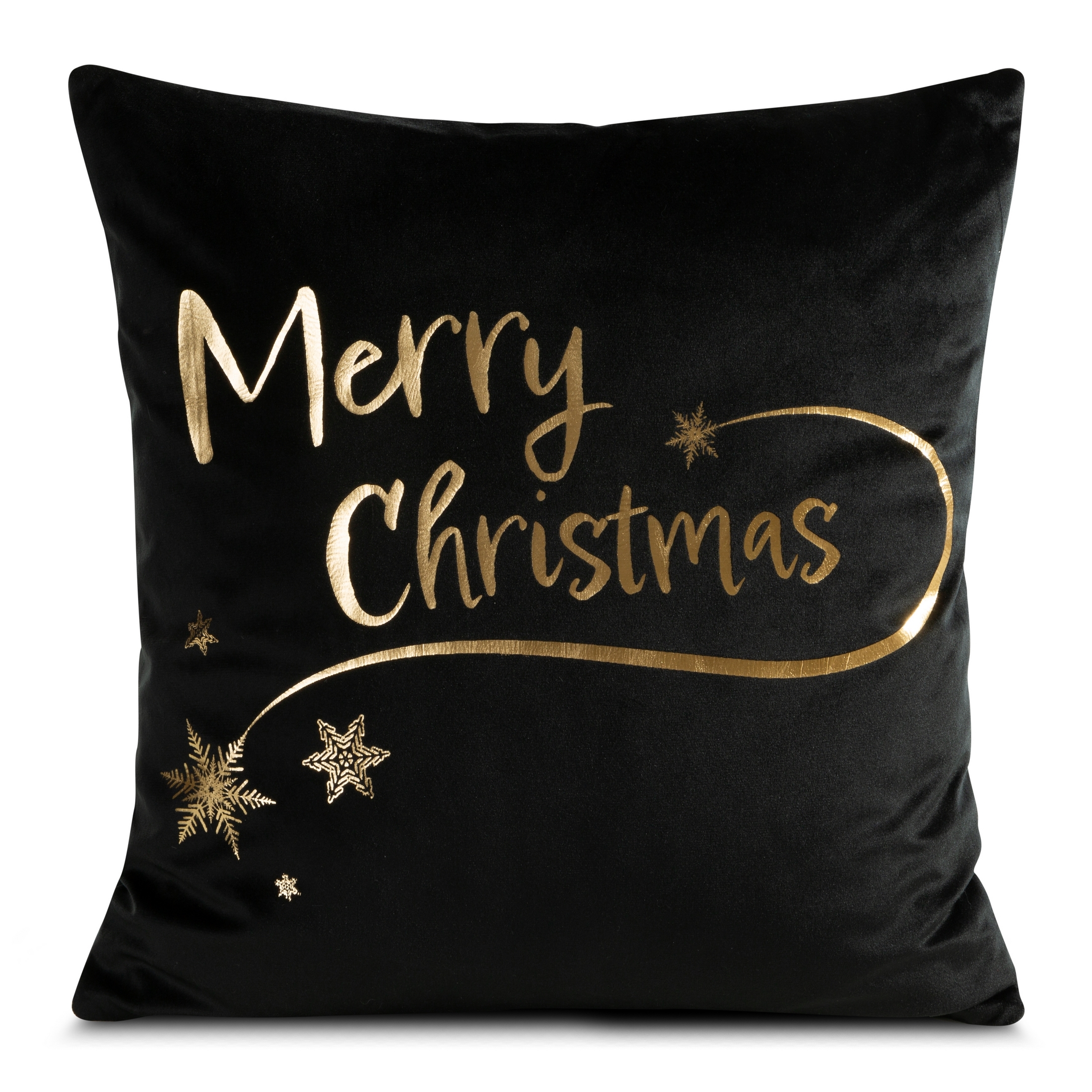 Kalėdinė dekoratyvinė pagalvėlė „Joy” black 45×45 cm
