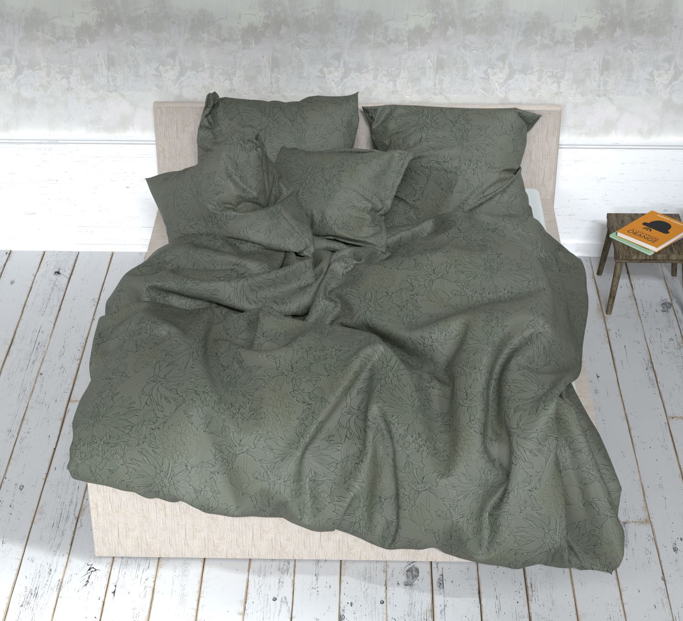 Deluxe satino patalynės komplektas „Vakaras”