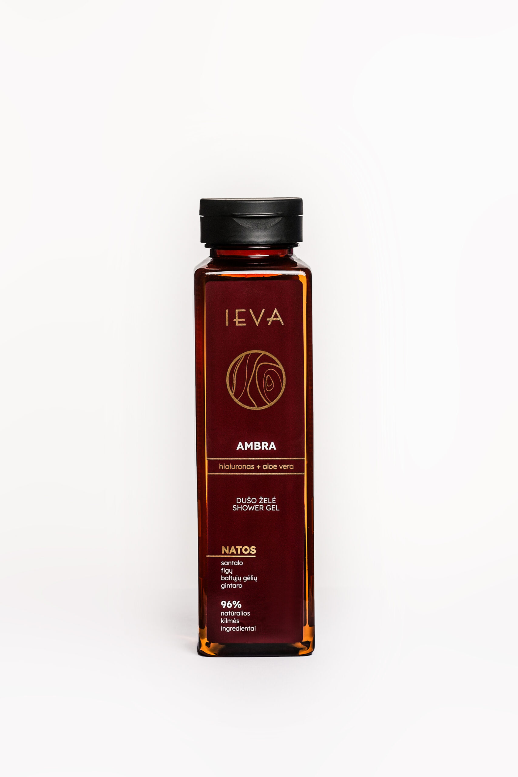 Kūno prausiklis „IEVA”, ambra, 300 ml
