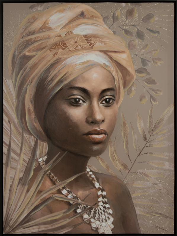 Rankų darbo paveikslas „Woman” 60×80 cm