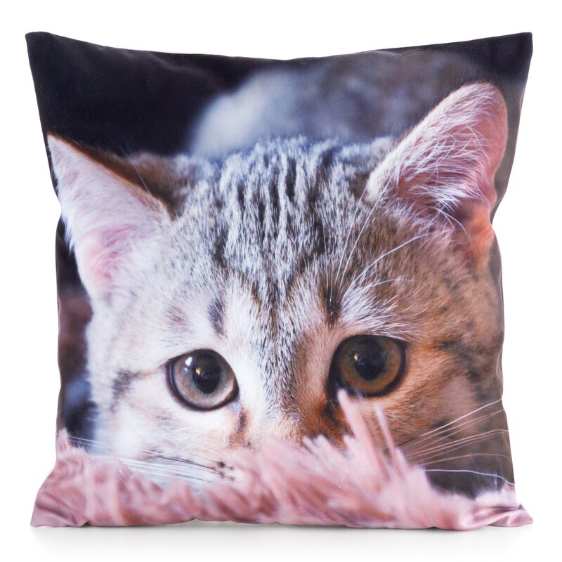 Dekoratyvinė pagalvėlė su gyvūnais „Cat2” 45×45 cm