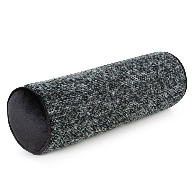 Dekoratyvinė pagalvėlė „Bari” grey 45×15 cm iš boucle audinio