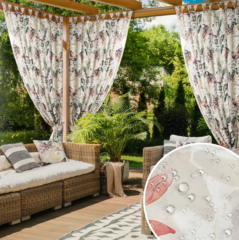 Užuolaida terasai nepraleidžianti vandens „Garden”, įvairių dydžių botanic