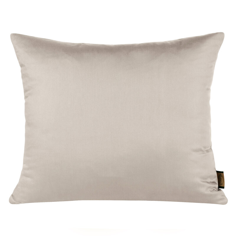 Satino pagalvės užvalkalas 50×70 cm, beige