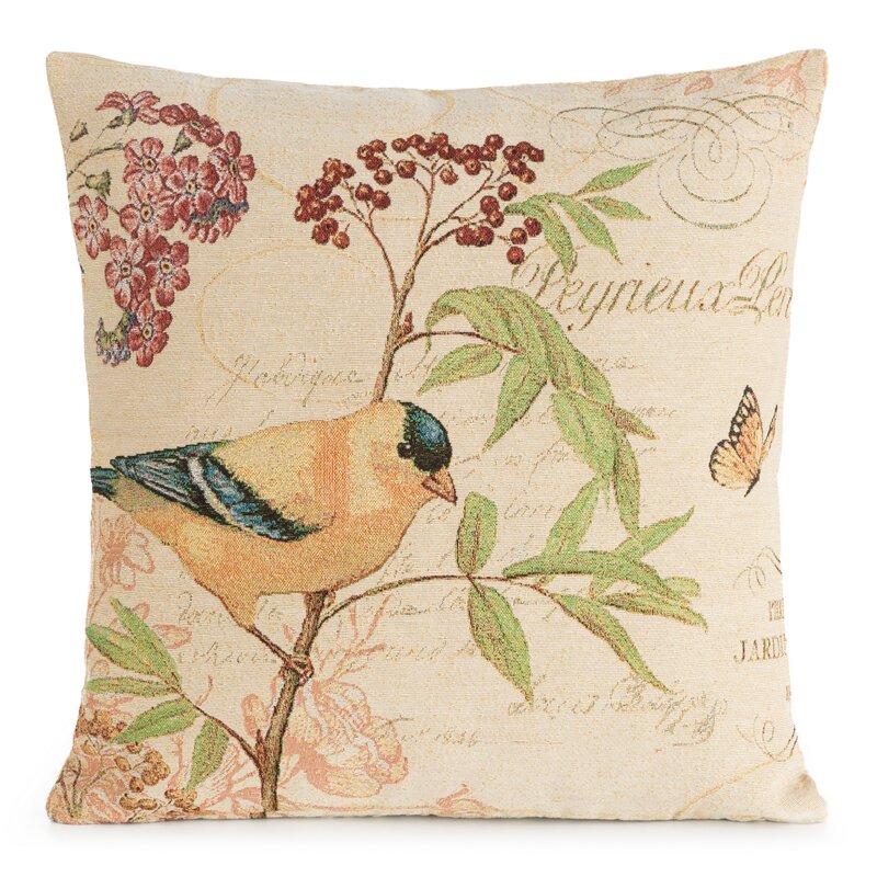 Dekoratyvinė pagalvėlė „Bird” su medvilne 45×45 cm