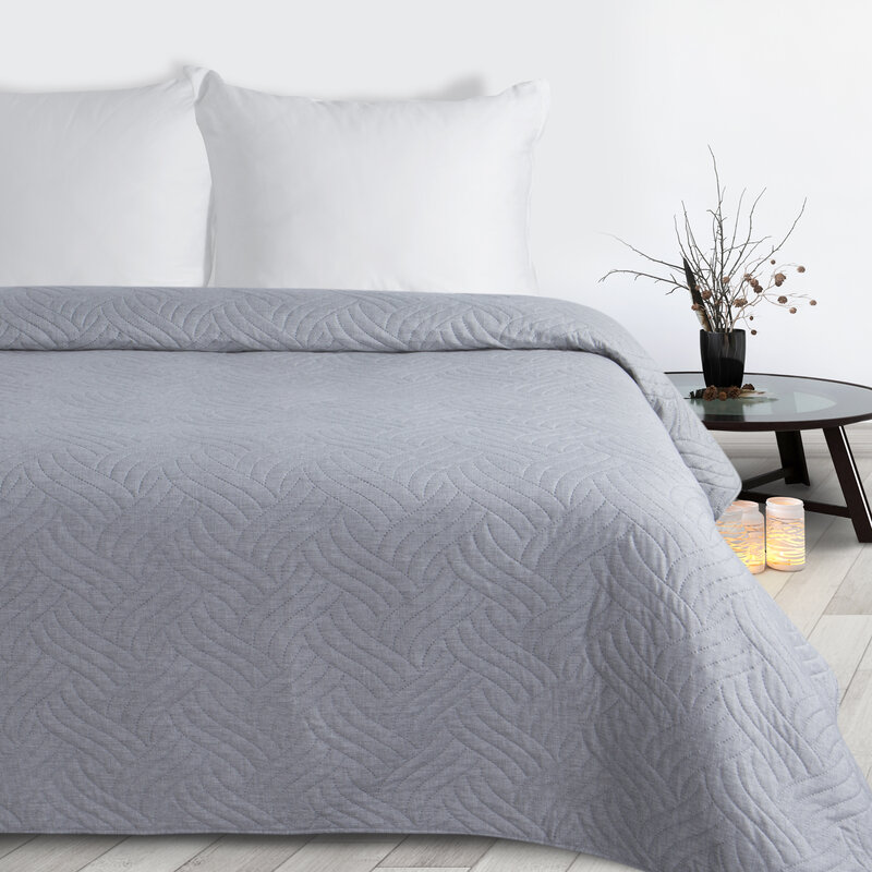 Lovatiesė „Simple” silver įvairių dydžių iš mikropluošto