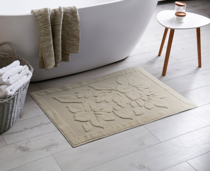 Vonios kilimėlis „Rose” 60×95 cm (850g/m2) beige