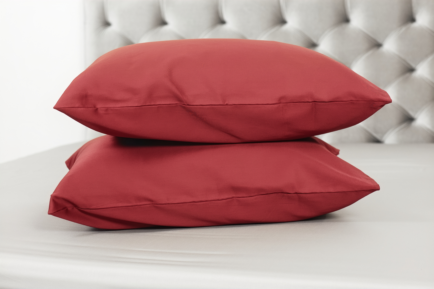 Deluxe satino pagalvės užvalkalas „Burgundy” įvairių dydžių