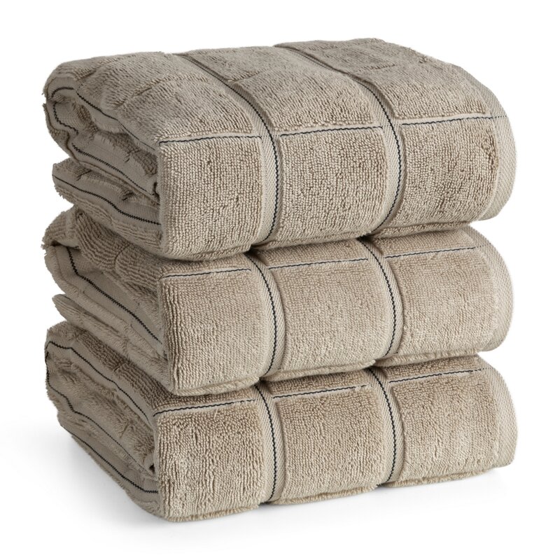 Medvilninis vonios rankšluostis/rinkinys „Lukas” beige (550g/m2)